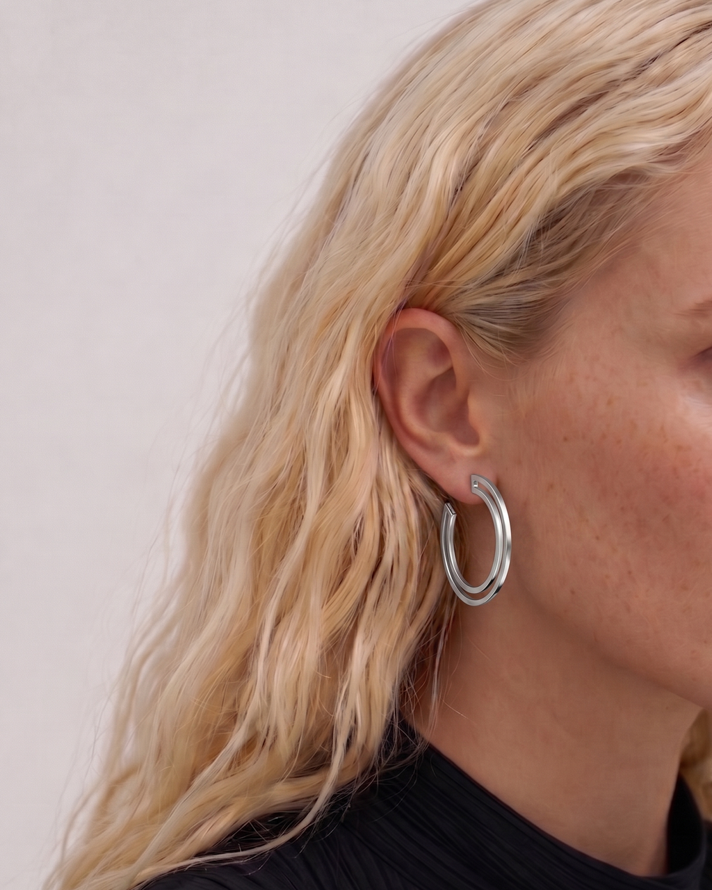 Double Hoop Earring