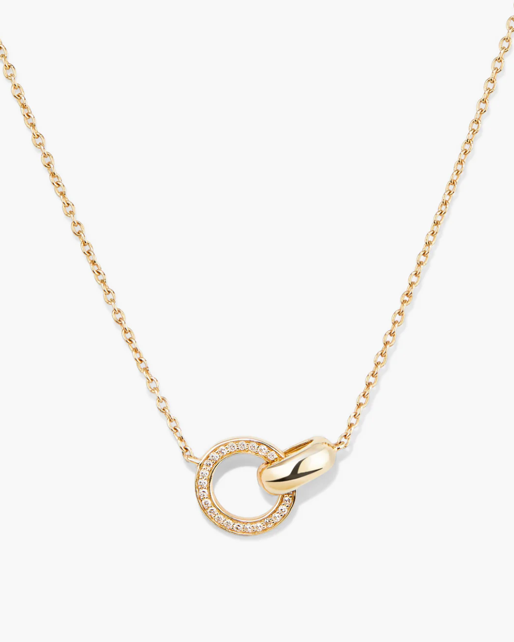 Diamond Linked Necklace