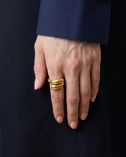 Curve Ring Gold Vermeil